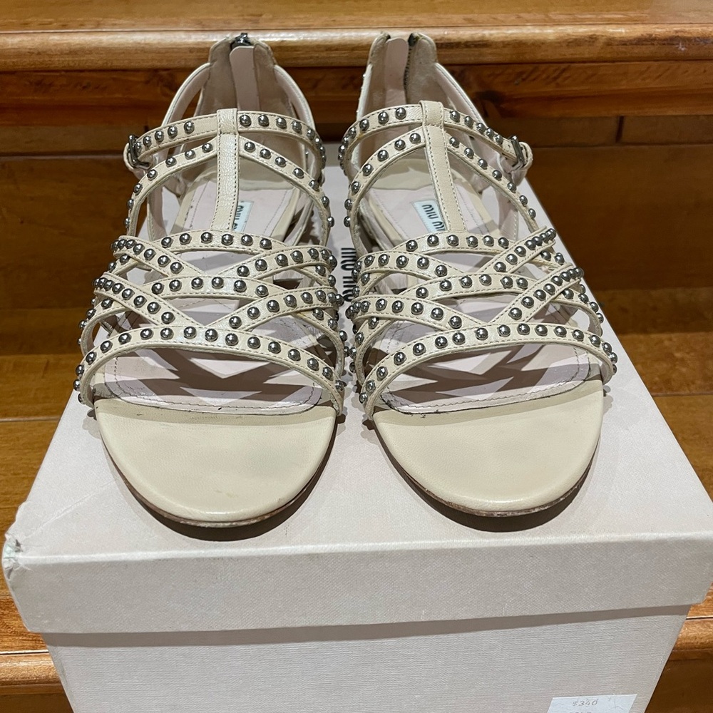 Miu Miu sandals beige 37.5